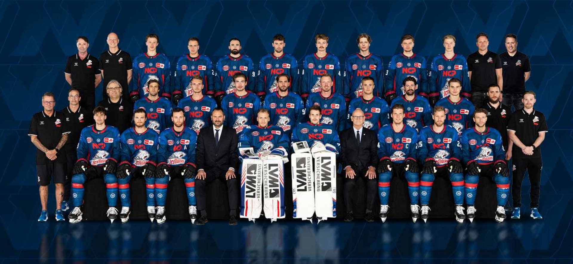 Mannschaftsfoto Ice Tigers Nürnberg